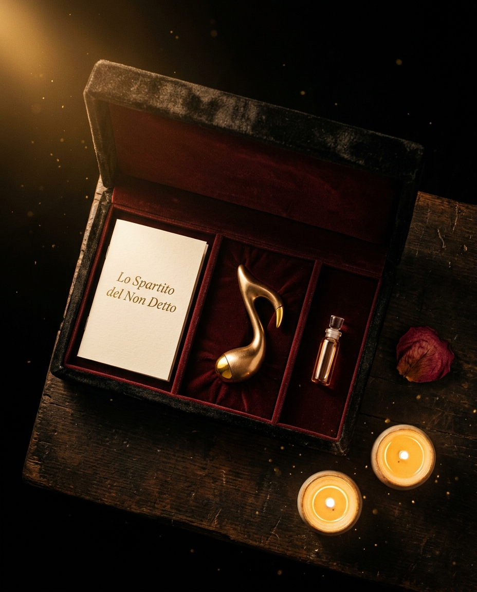 Luxury Box Sinfonia aperta - Spartito del Non Detto, Diapason dell'Intimita, Atmosfera Sensoriale - CuordiPapaya percorso coppia